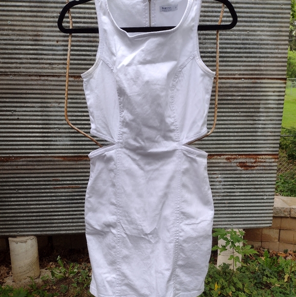 Bluesteel Original Denim Dresses & Skirts - White dress by Bluesteel Original Denim size P